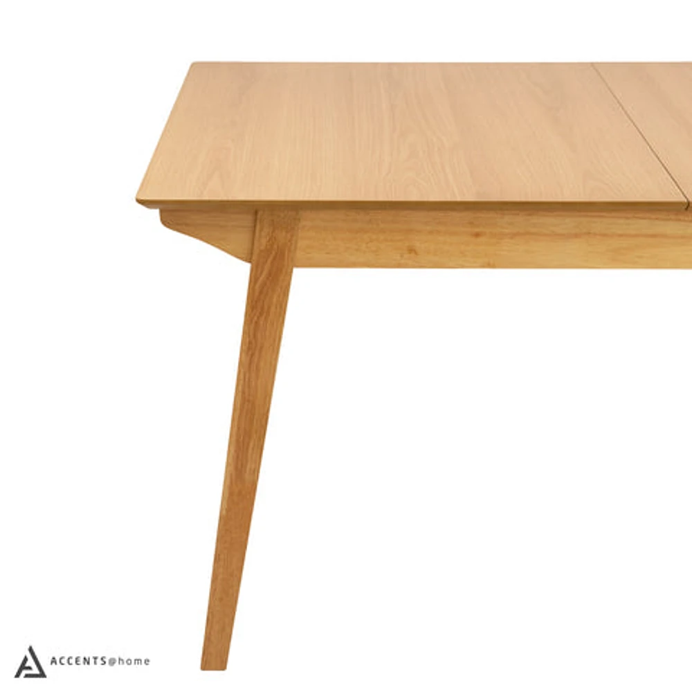 Aldus Extendable Wooden Dining Table - Natural Oak Finish