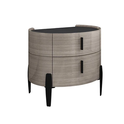 Arendina Two Tone 2 Drawers Nightstand
