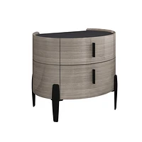 Arendina Two Tone 2 Drawers Nightstand