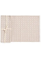 Dominika Rib Polka Dot Placemats - Set of 4