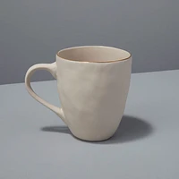 24k Gold Tam Stoneware Mug, Pearl