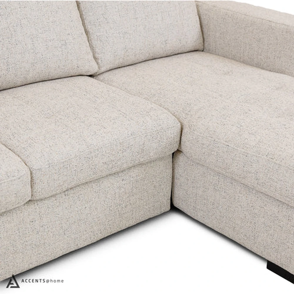 Bjorn Pull Out Sleeper Sectional - Quartz