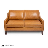 Roba Genuine Leather Loveseat