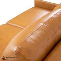 Roba Genuine Leather Loveseat