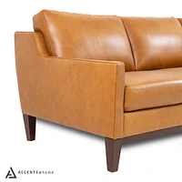 Roba Genuine Leather Loveseat