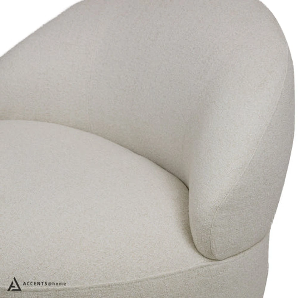 Bula Swivel Accent Chair - Mellow Ivory