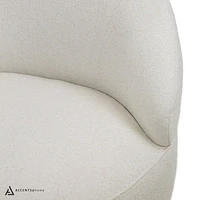 Bula Swivel Accent Chair - Mellow Ivory