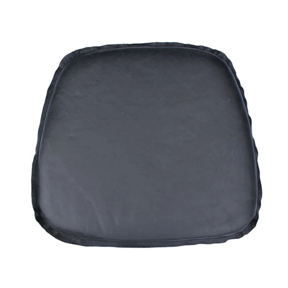 Metal Crossback Leather Cushion Seat - Cognac