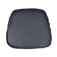 Metal Crossback Leather Cushion Seat - Cognac
