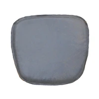 Metal Crossback Leather Cushion Seat - Cognac