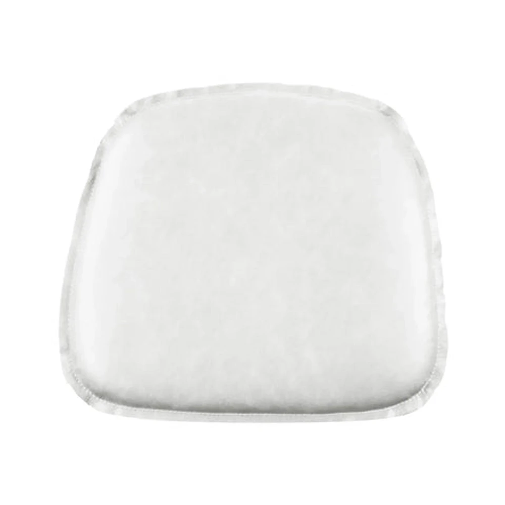 Metal Crossback Leather Cushion Seat - Cognac
