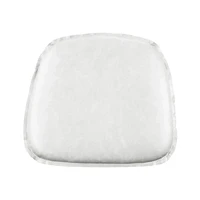Metal Crossback Leather Cushion Seat - Cognac