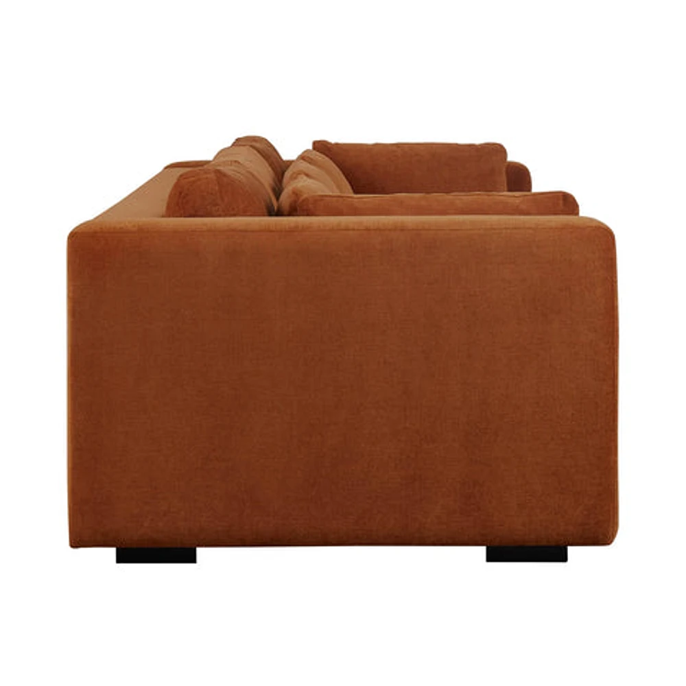 Las Vegas Clive Sofa - Terracotta Chenille