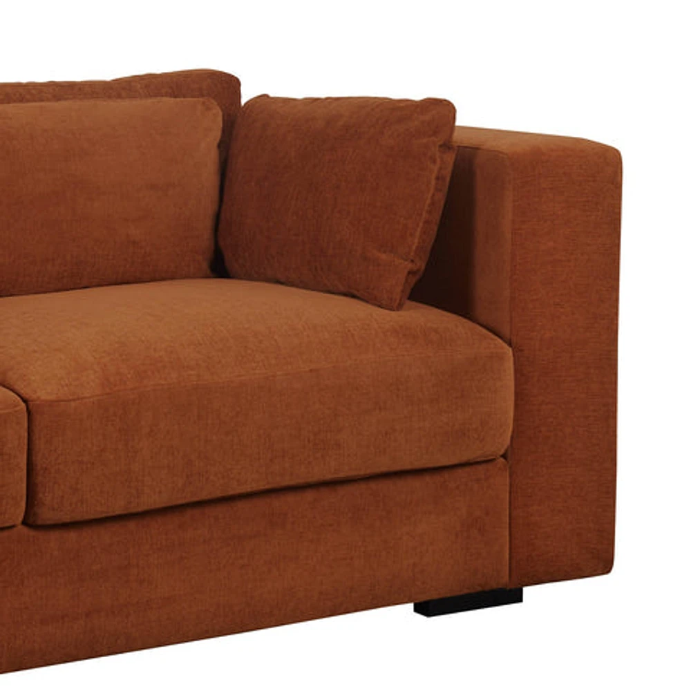 Las Vegas Clive Sofa - Terracotta Chenille