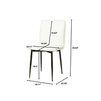 Luca Dining Chair - Fox White