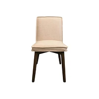 Franklyn Dining Chair - Crosshatch Pebble Cream