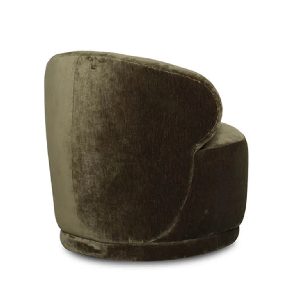 Rollo Club Chair - Distressed Khaki Green