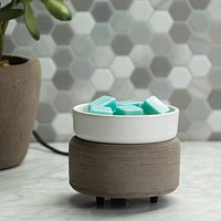 Grey Texture 2-In-1 Classic Fragrance Warmer