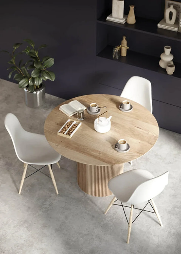 Cylinder Round Dining Table