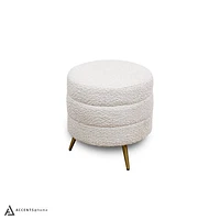 Cadence Small Ottoman - Boucle