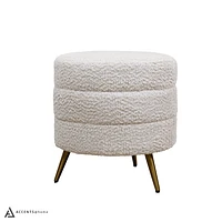 Cadence Small Ottoman - Boucle