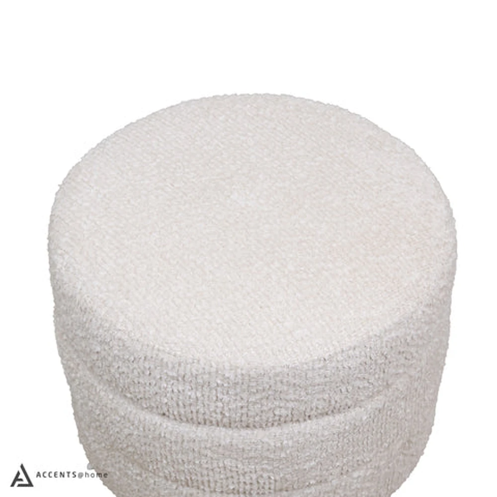 Cadence Small Ottoman - Boucle