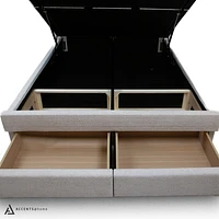 Candice Queen Storage Bed With Drawers