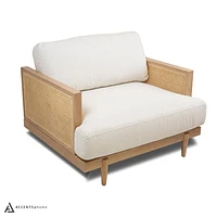 Cesca Accent Chair - Mellow Ivory