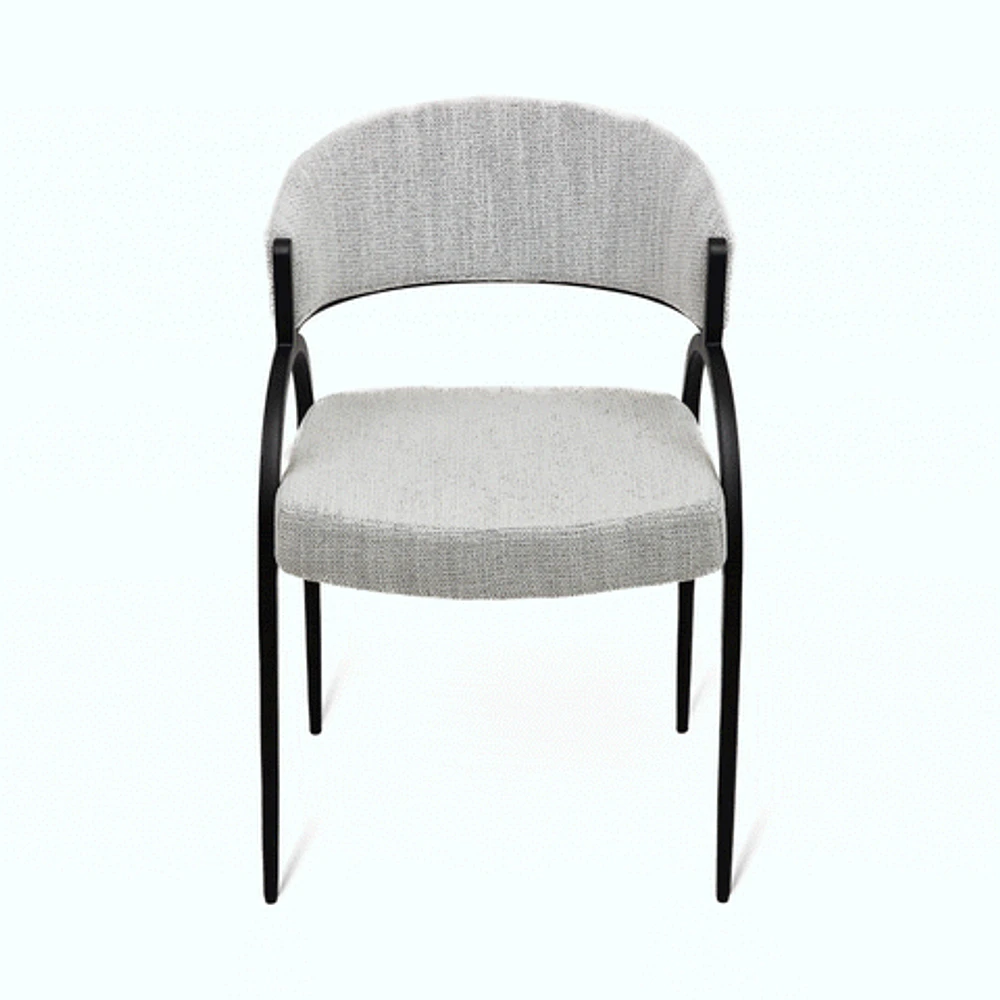 Kara Dining Chair - Light Grey