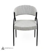 Kara Dining Chair - Light Grey