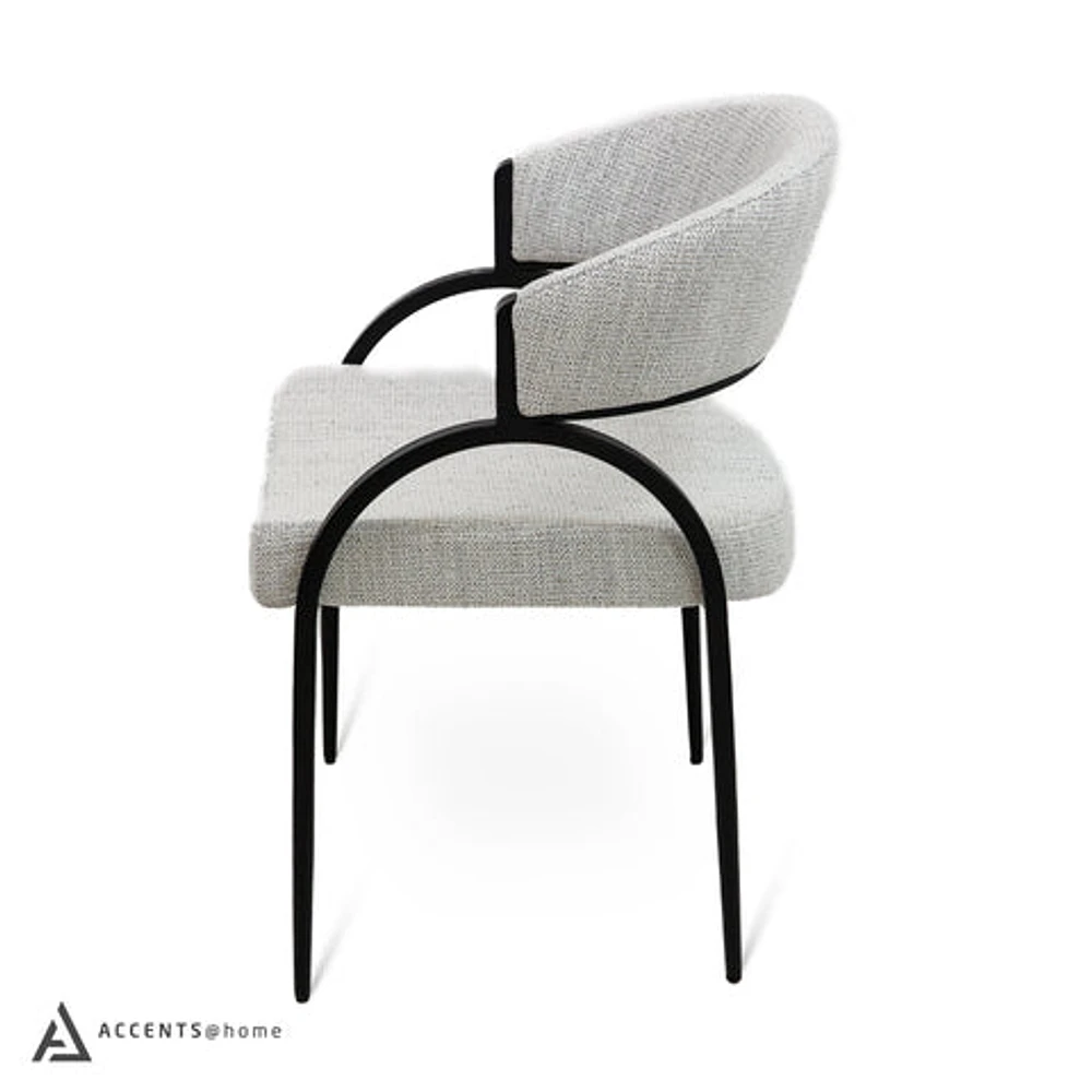 Kara Dining Chair - Light Grey