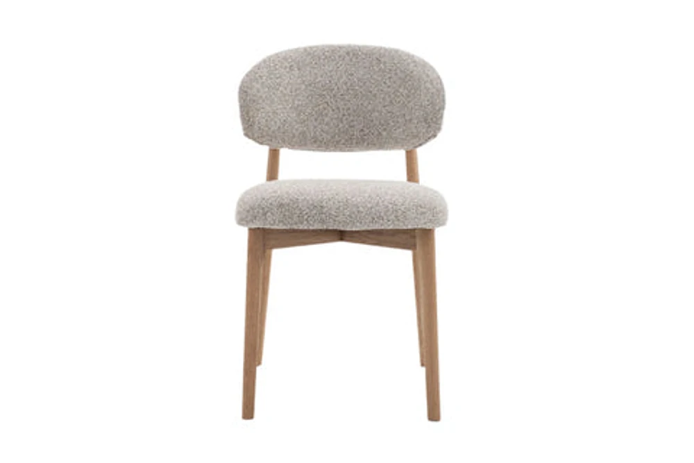 Borna Oak Wood Walnut Dining Chair