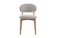 Borna Oak Wood Walnut Dining Chair