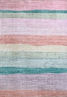 Soft Pink Daisy Blossom Area Rug