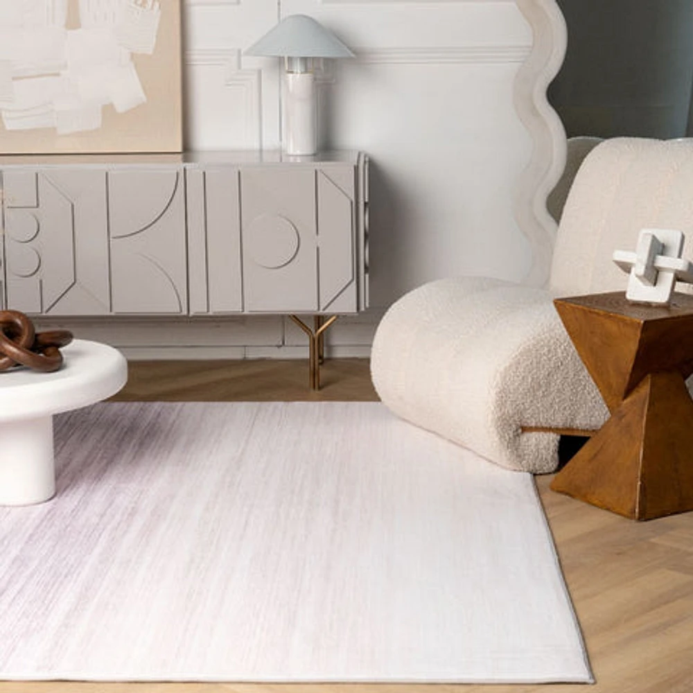 Europa Violet Artistic Abstract Area Rug