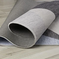 Europa Blue Contemporary Art-Inspired Rug
