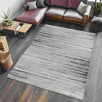 Hamilton Black Ornate Traditional Area Rug