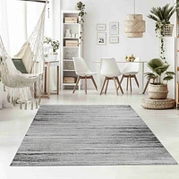 Hamilton Black Ornate Traditional Area Rug