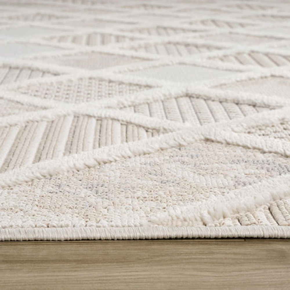 Marrakech Patterned Beige Area Rug