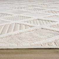 Marrakech Patterned Beige Area Rug