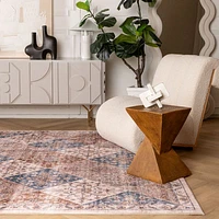 Prismatic Multi Abstract Waves Area Rug