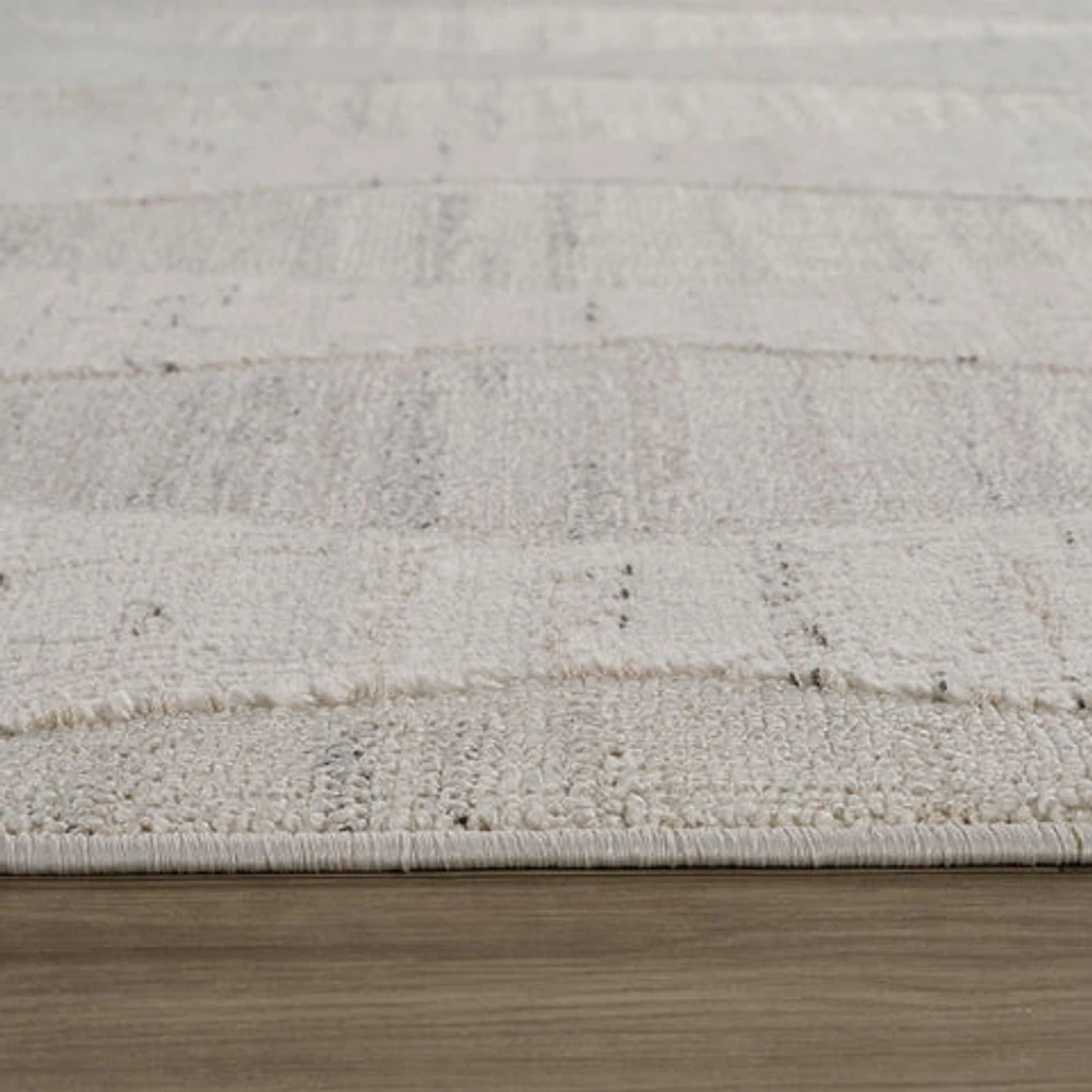 Tulum Cream Tribal Diamond Area Rug