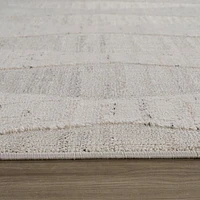 Tulum Cream Tribal Diamond Area Rug