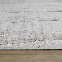 Tulum Grey Diamond-Inspired Area Rug