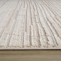 Tulum Beige Boho Diamond Area Rug