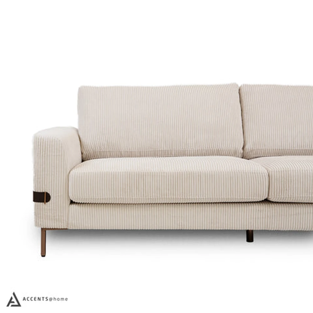 Chadwick Fabric Sofa - Ivory