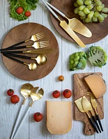 Black & Gold Cheese Set