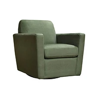 Cooper Swivel Club Chair - Forrest Green