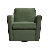 Cooper Swivel Club Chair - Forrest Green