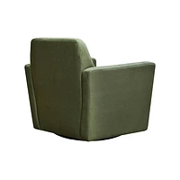 Cooper Swivel Club Chair - Forrest Green